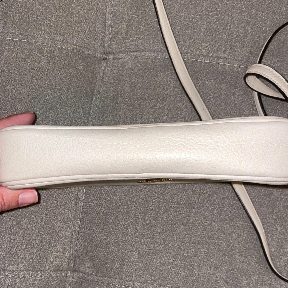 Coach Cream Leather Crossbody Bag